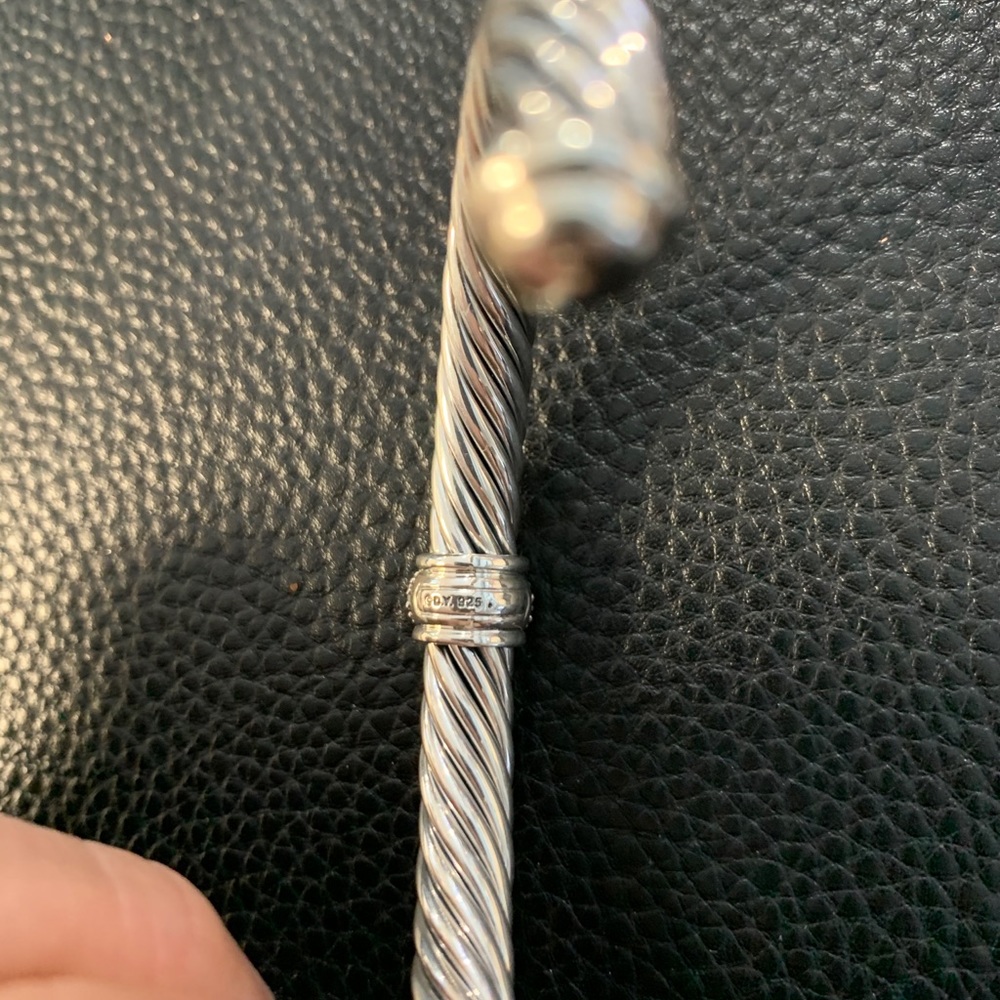 David Yurman Center Station Bracelet Pave Diamonds - Picture 4 of 6